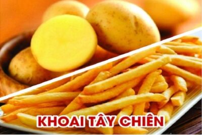 Cách tính toán lượng calo tiêu thụ khi ăn khoai tây chiên