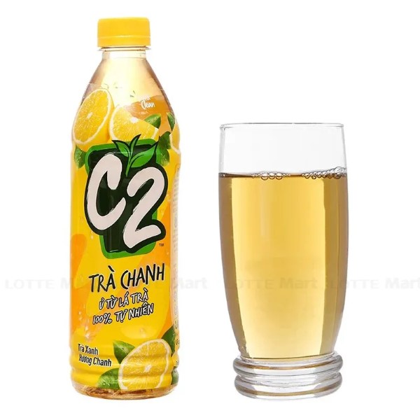 Trà xanh C2 so với nước ép trái cây