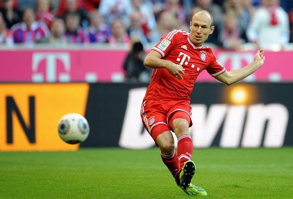 Arjen Robben, một trong những tiền vệ cánh trái xuất sắc
