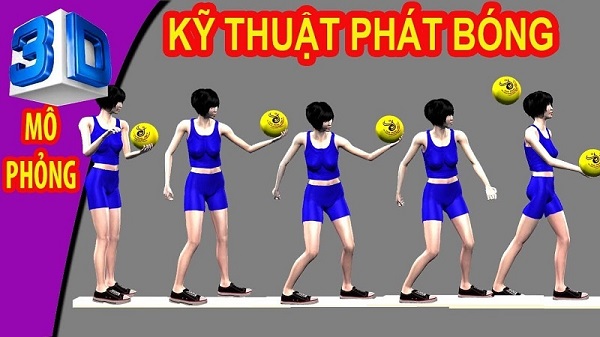 Luật phát bóng chuyền hơi